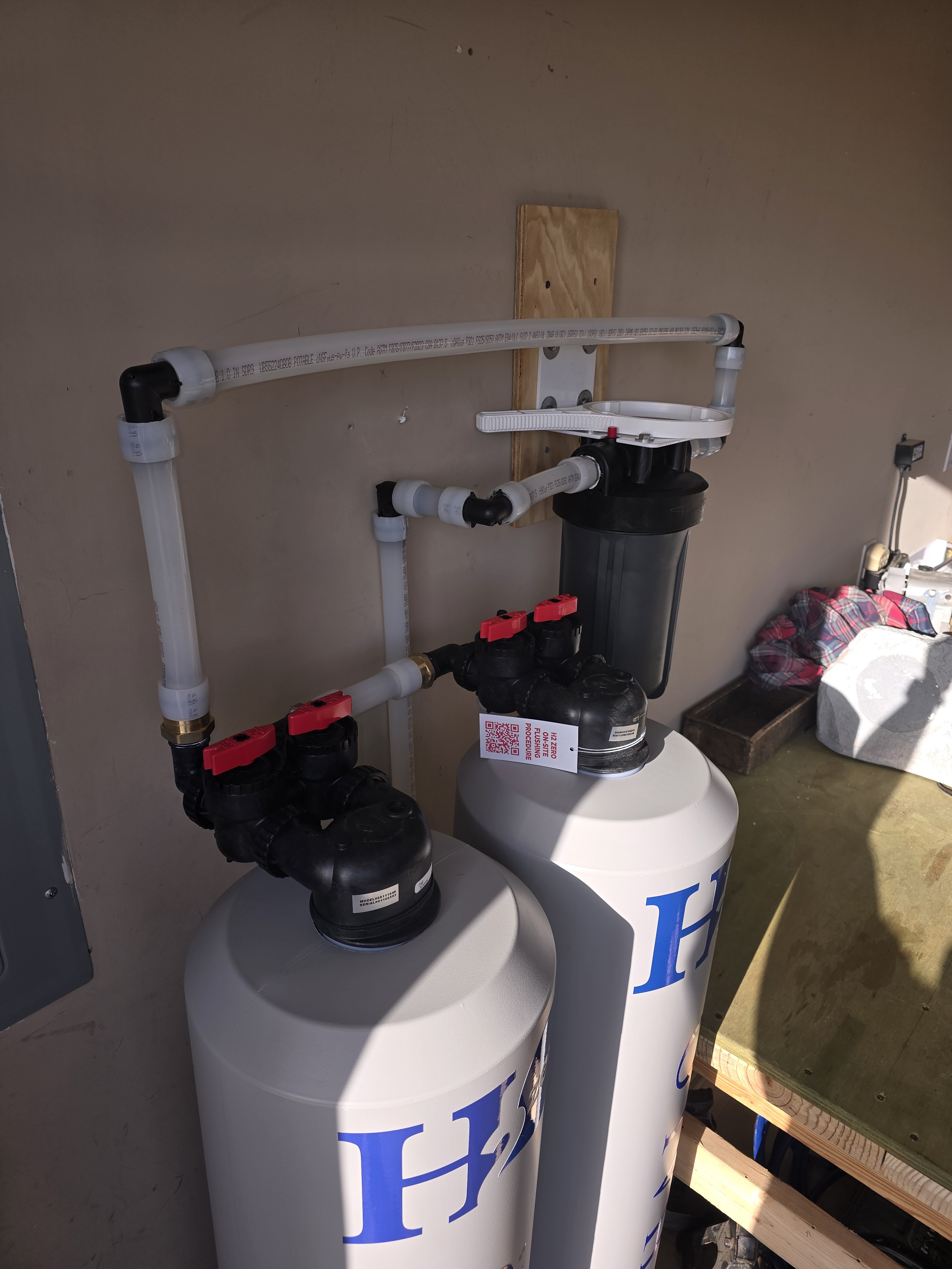 HALO water filter install